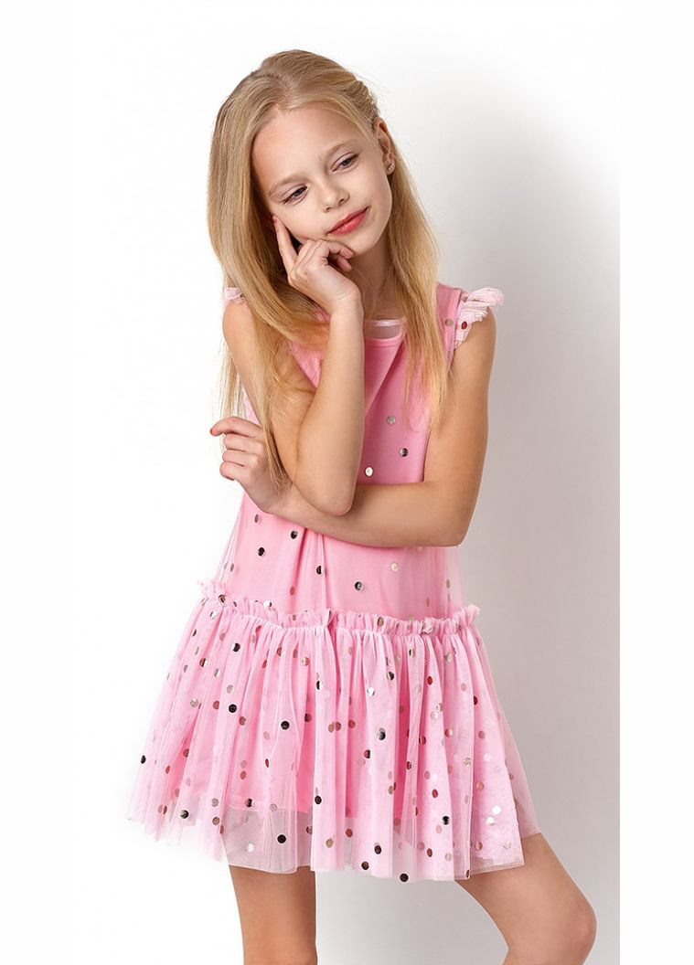Розовое сукня Mevis (268212061)
