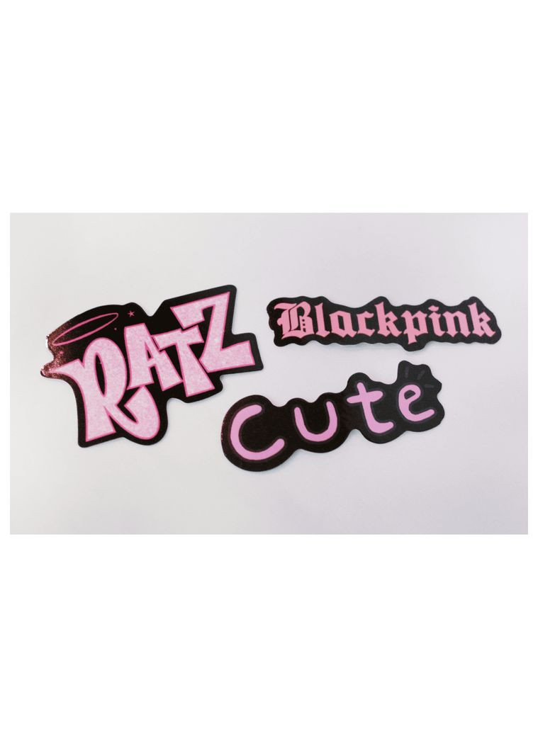 Набор глянцевых стикеров 10 штук комплект наклеек y2k кавай неоновая эстетика рандом стикерпак на ноутбук телефон блокнот панк No Brand (316323071)