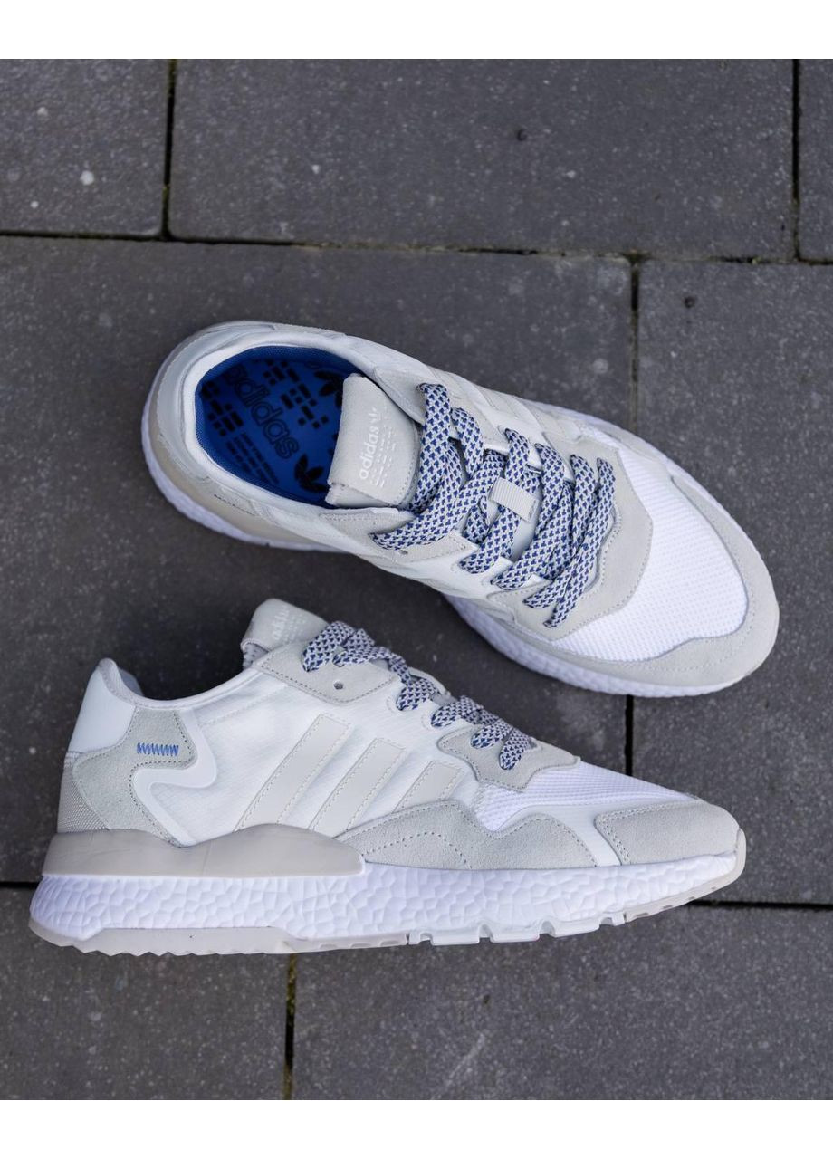 КРОСІВКИ ЖІНОЧІ ADIDAS NITE JOGGER WHITE V2 АДІДАС No Brand бежеві демісезони (367169245)