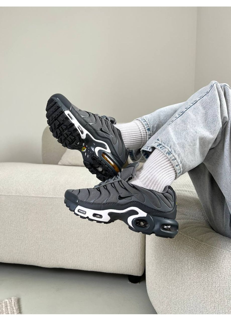 КРОССОВКИ ЖЕНСКИЕ NIKE TN DARK GREY НАЙК АИР МАКС ТН ПЛЮС No Brand серые демисезоны (367115080)