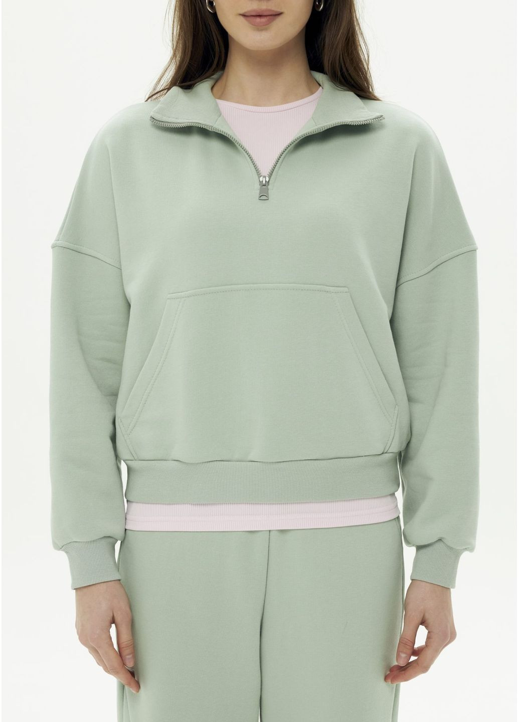 Свитшот, цвет Оливковый Alvo (367831587)