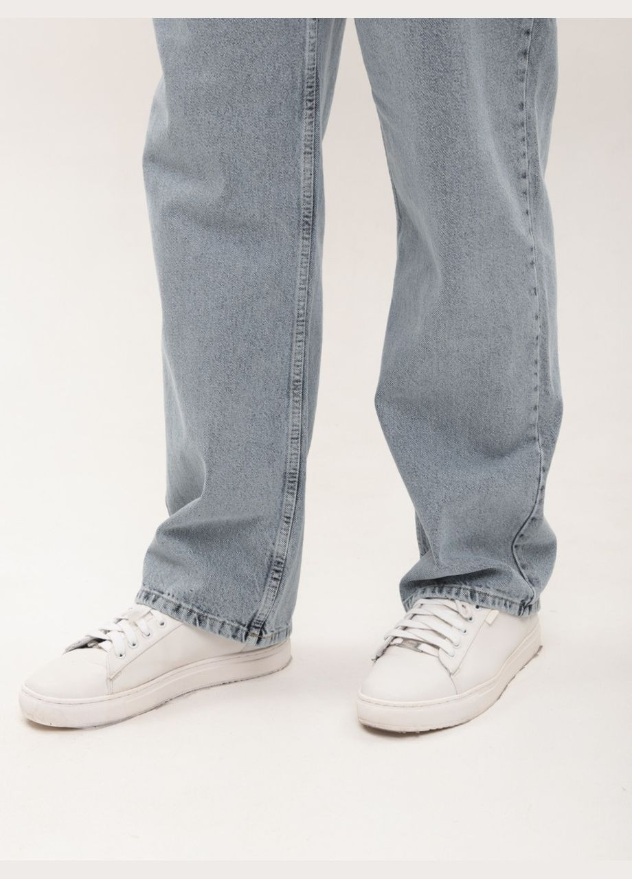Джинси чоловічі світло-блакитні труби з високою посадкою JEANSclub Turbo (332980411)