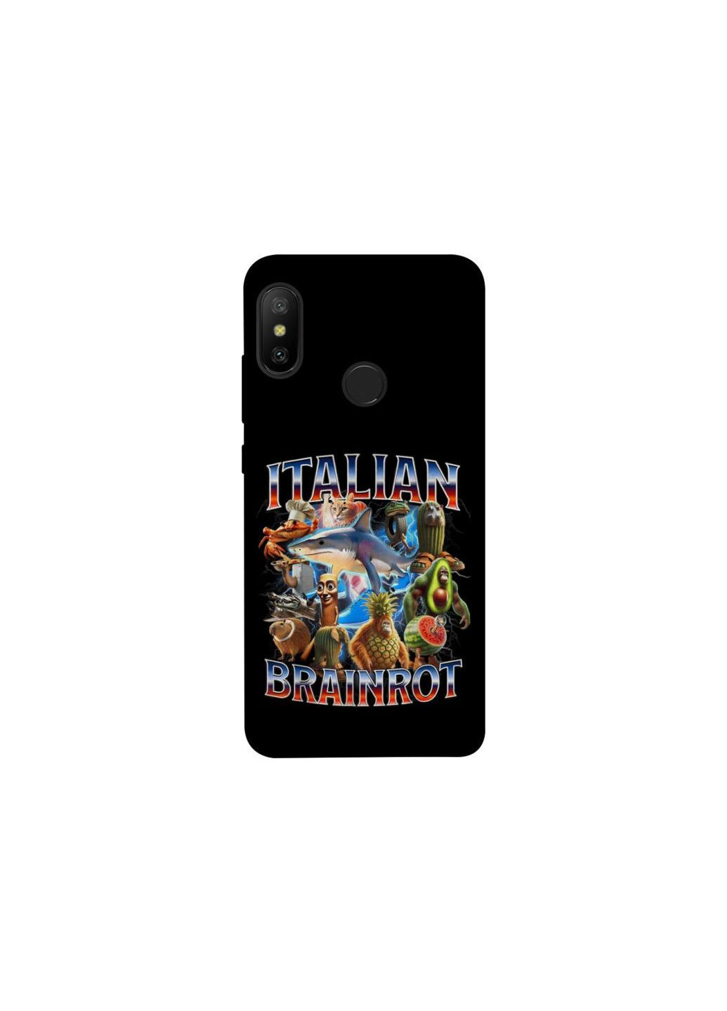 Чехол на Xiaomi Mi A2 Lite / Xiaomi Redmi 6 Pro Italian Brainrot Frontalka (352227754)