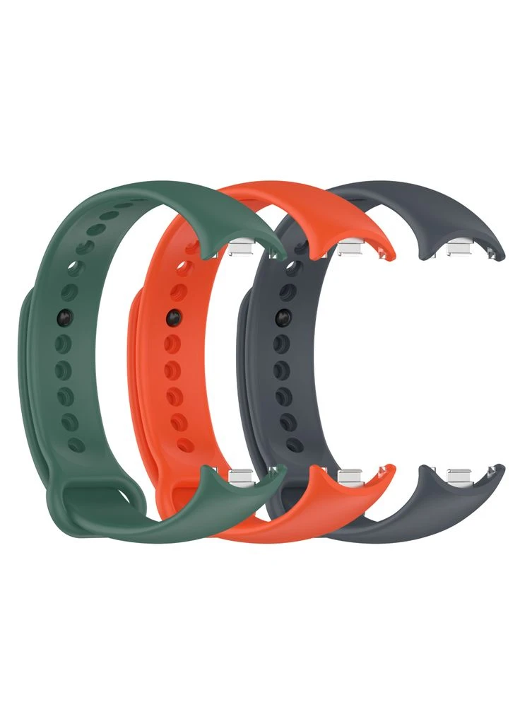 Ремешок для фитнес браслета комплект 3шт Xiaomi Smart Band 10/9/8 Basic (ARM75072) ArmorStandart (391016121)