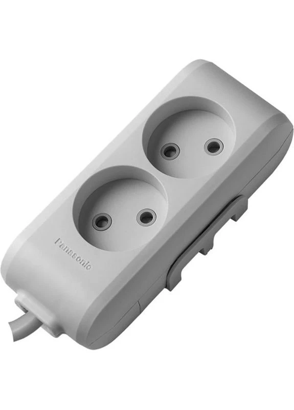 Подовжувач X-tendia 2 розетки 3м 16A 2x1.5мм2 Grey (WLTB02232GR-UA) Panasonic (323132285)