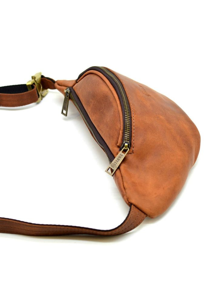 Сумка на пояс RB3036-4lx из натуральной коричневой кожи от бренда TARWA (298684331)