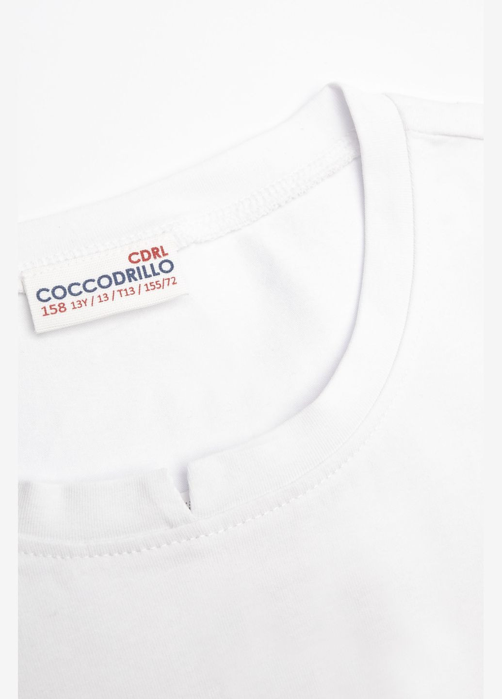 Белая футболка Coccodrillo