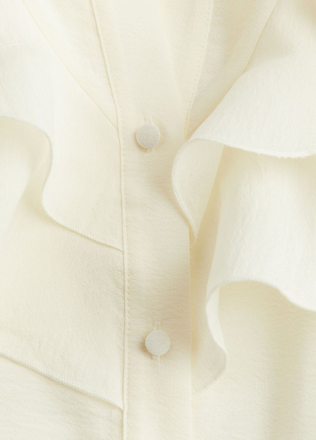 Молочная демисезонная блузка H&M
