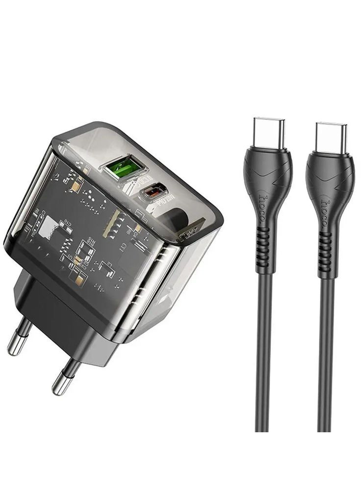 Зарядний пристрій Hoco N34 Dazzling dual-port (372685316)