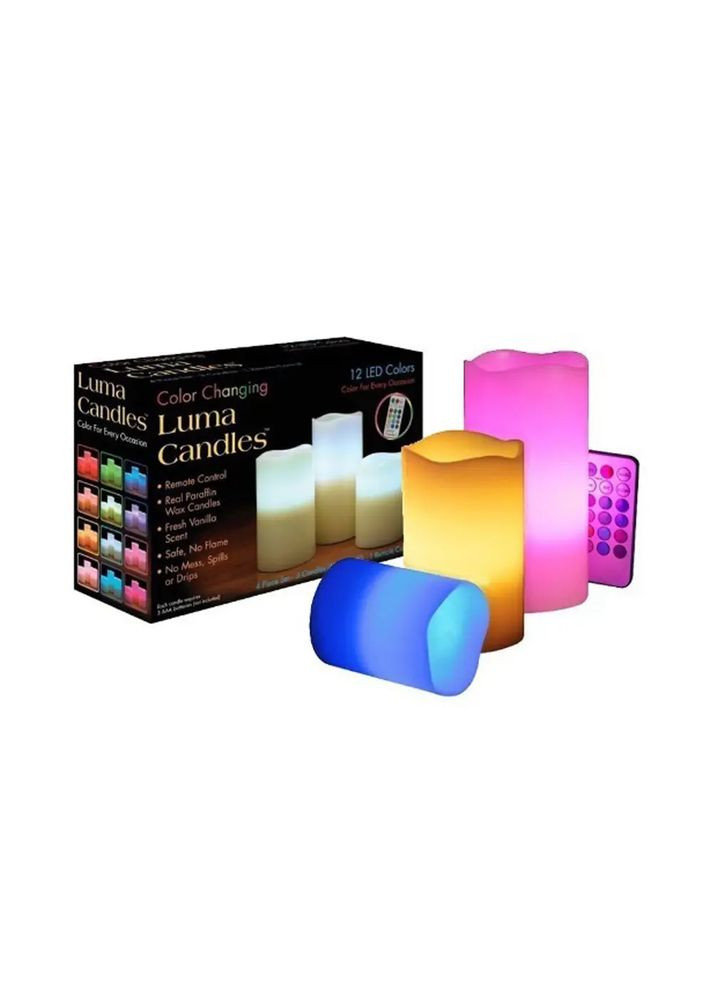 Светодиодные свечи с пультом управления Luma Candles Люма Кендлес (electronic candle) Zibi (393959618)