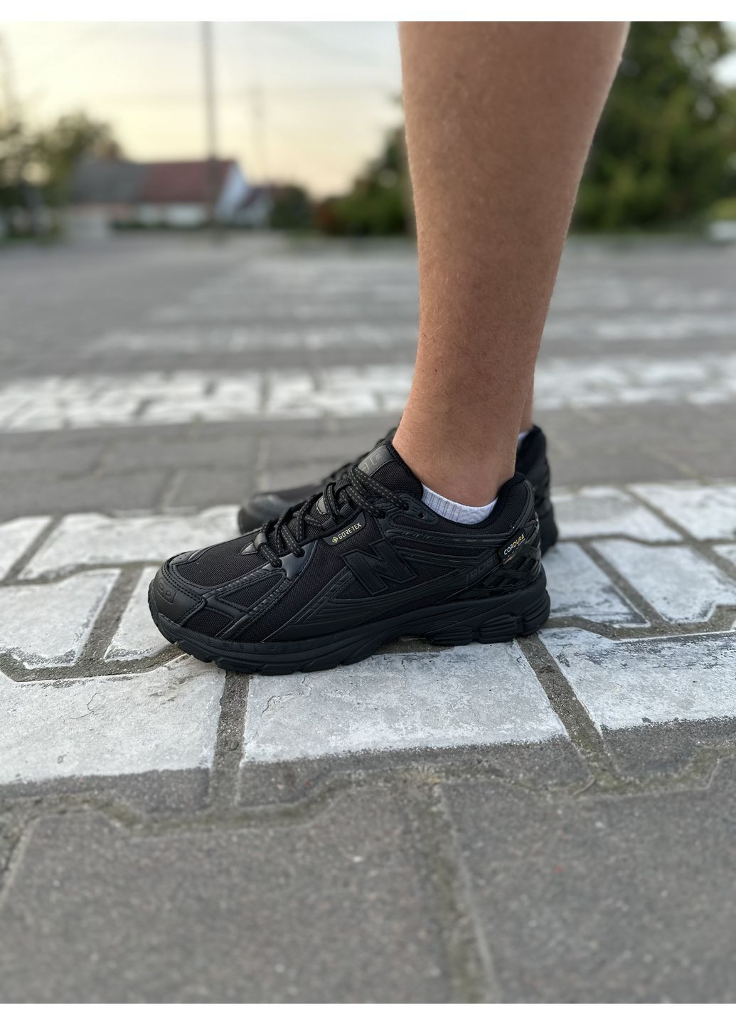 Чорні Осінні кросівки чоловічі new balance 1906r black gore-tex нью беланс 1906r No Brand