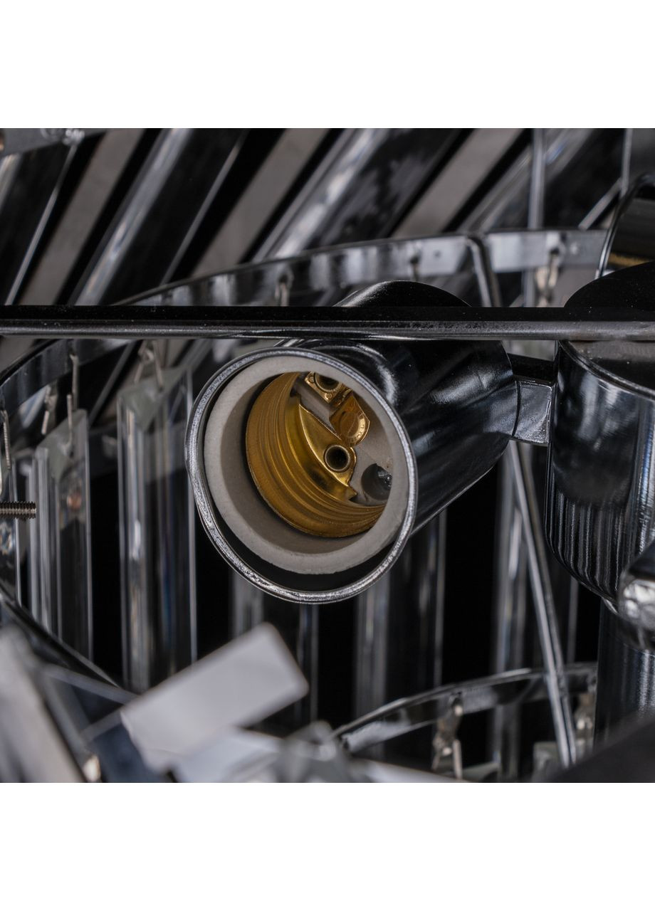 Кришталева стельова люстра з підсвічуванням E2002/6 No Brand (354229743)