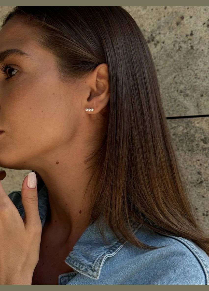 Сережки "Trio Perla" Le'Perle (329751688)