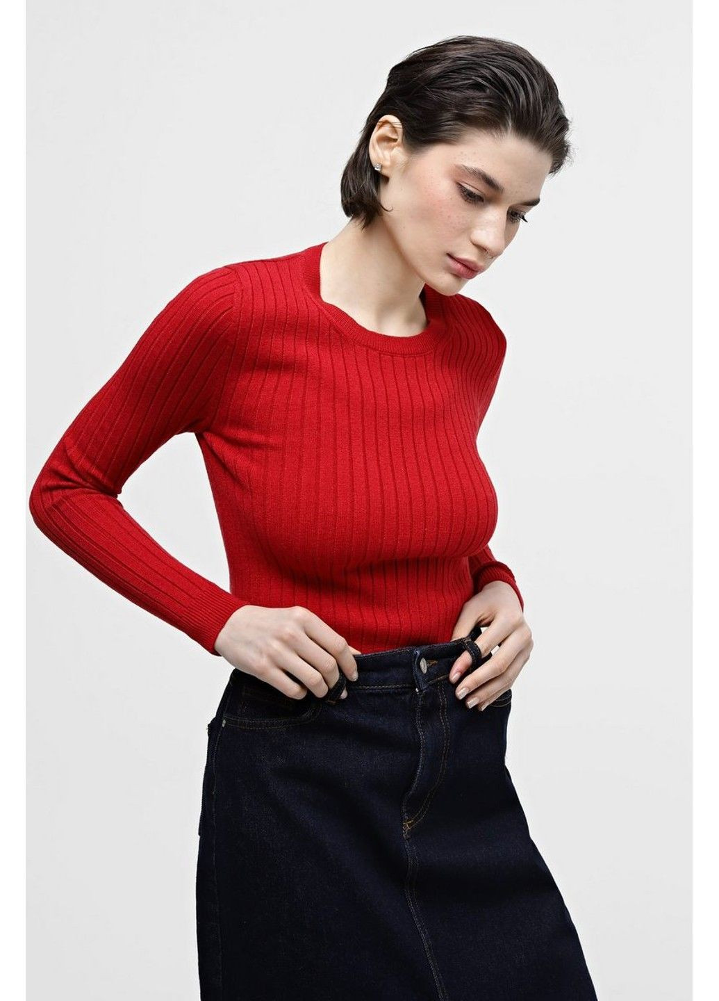 Червоний демісезонний джемпер js944 Sewel