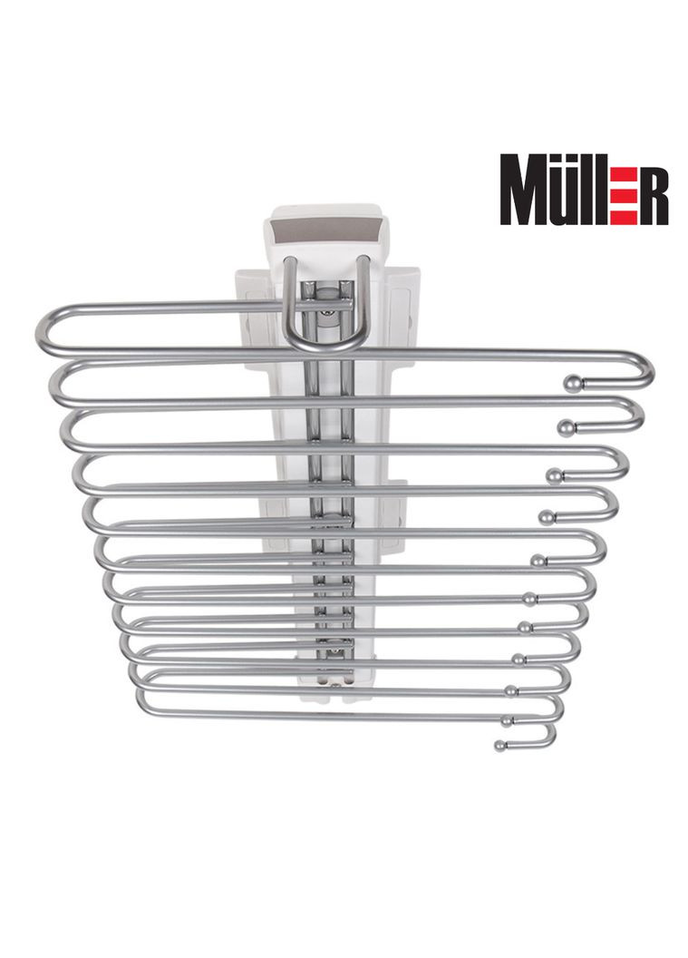 верхнього кріплення одинарна Хром/Білий Muller Брючниця (341377938)
