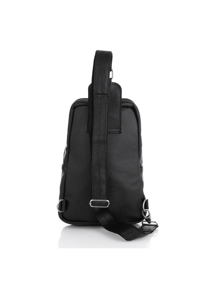 Чорна шкіряна сумка на груди чоловіча N41719FA Newery (303830743)