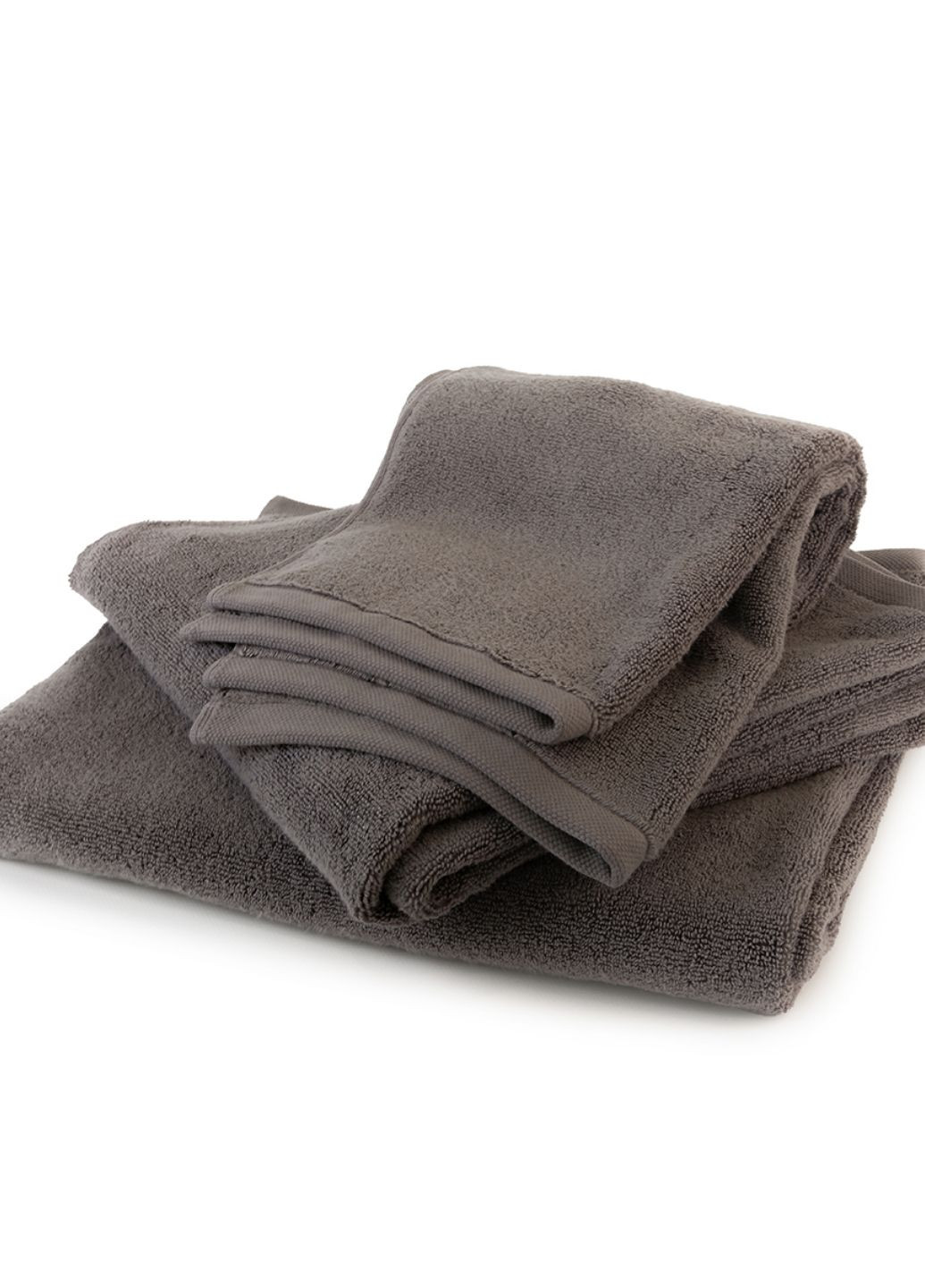 Рушник "Ніжність" 30x50 см MVM однотонний сірий