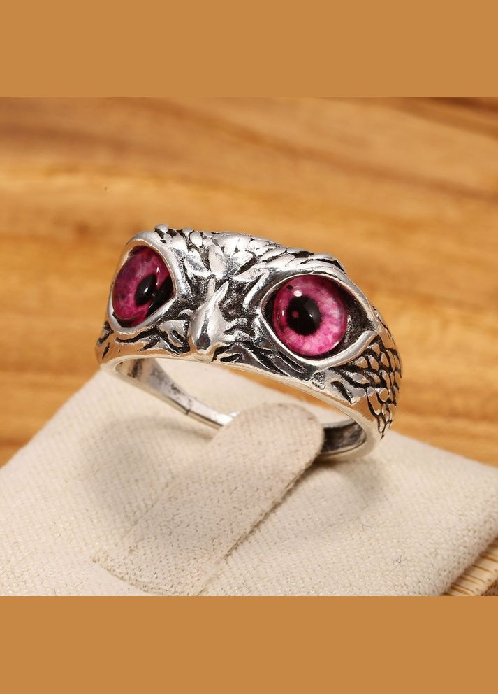 Кольцо в виде Сокола или Совы с яркими синими глазами размер регулируемый Fashion Jewelry (289355716)