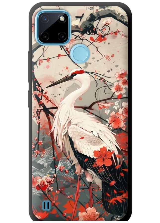 TPU чехол 'Аист в цвету сакуры' для Endorphone Realme C25Y (291420212)