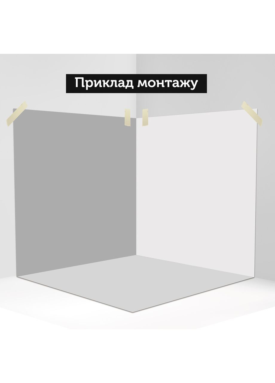 Угловой виниловый фотофон 3D, рейковая стена и мрамор, пол мрамор и бежевый бетон, 50×50 см, №58371 PhotoVinyl (354359858)