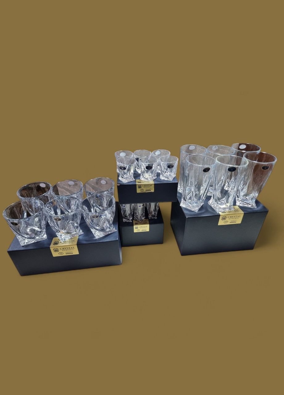 Повна серія Серія Quadro набір 24 предмети Bohemia (346600435)