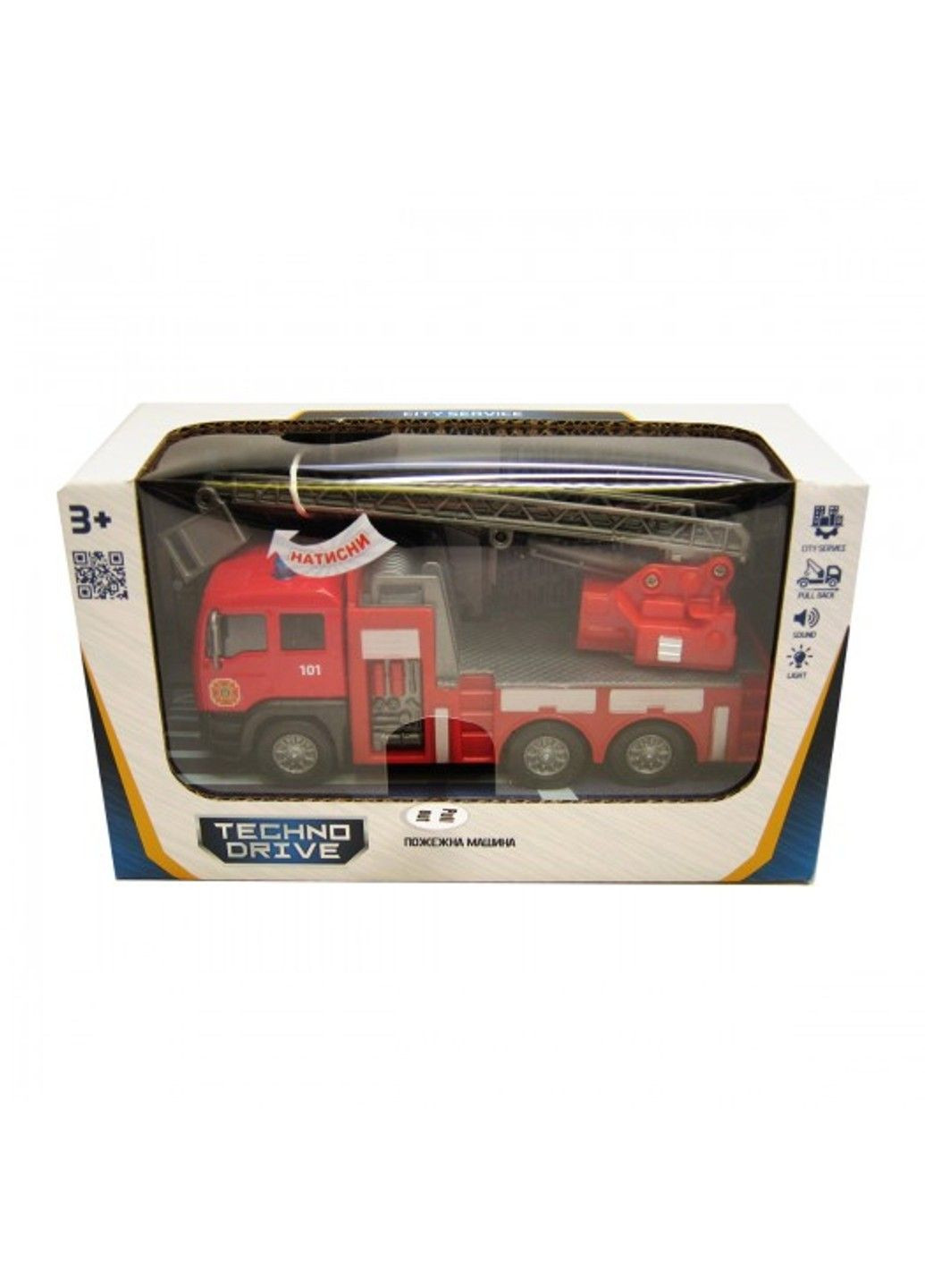 Автомодель – Пожежна машина (світло, звук) TechnoDrive (333708497)