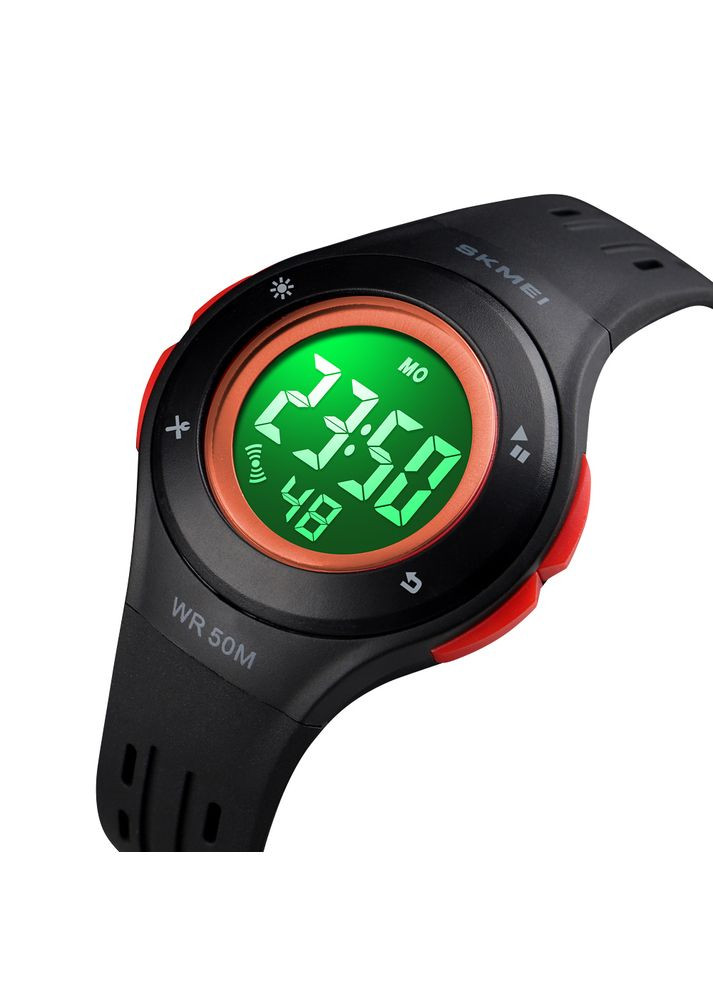 Годинник 1455BK Black водонепроникний для дітей електронний з будильником і хронографом ProDobro (367266803)