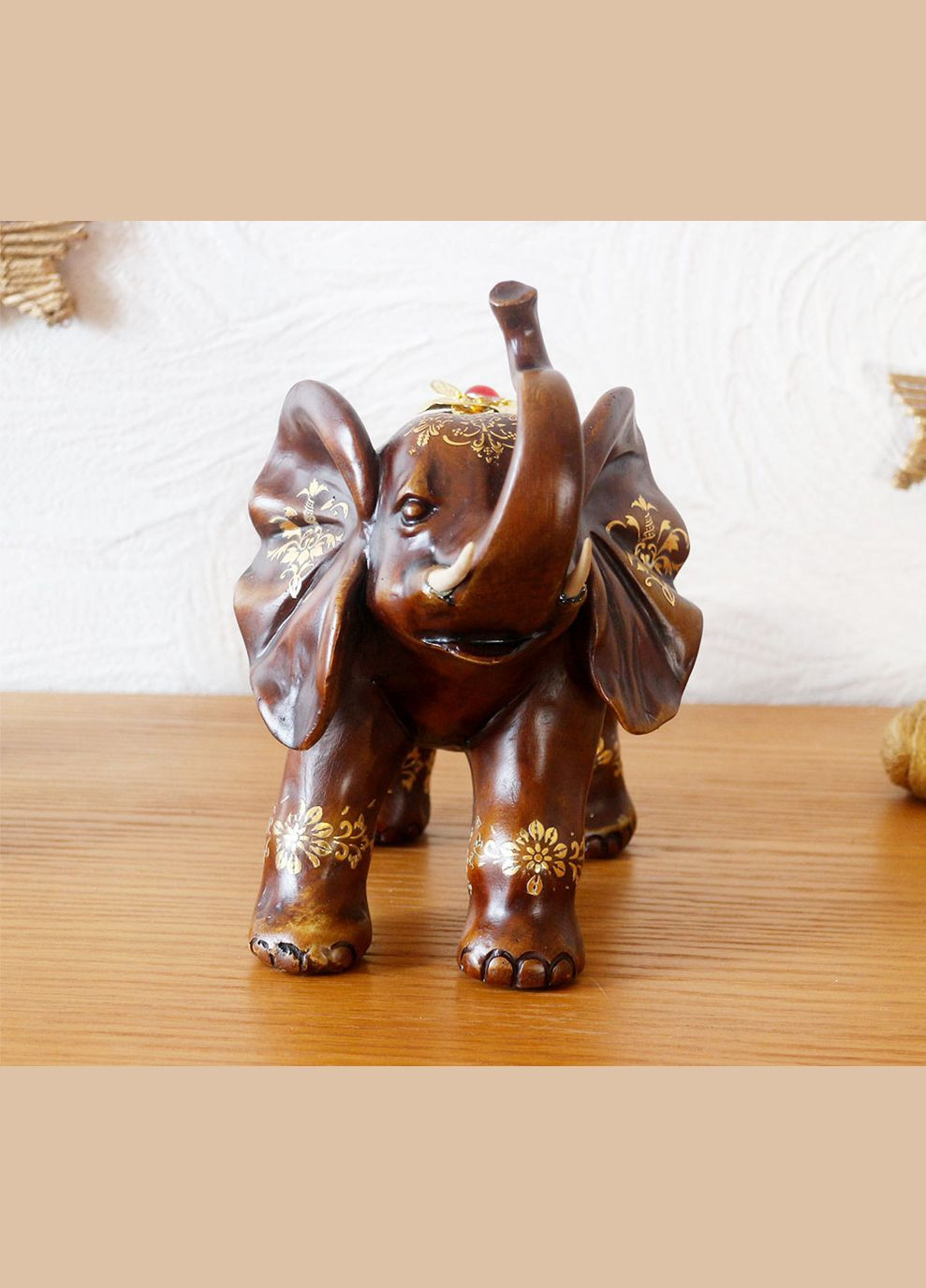 Фигурка слоника хобот вверх 20 см (H26243T) Гранд Презент (282841199)