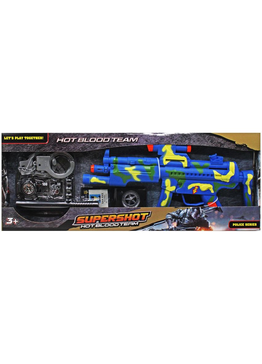 Полицейский набор с автоматом "Supershot" MIC (292252635)
