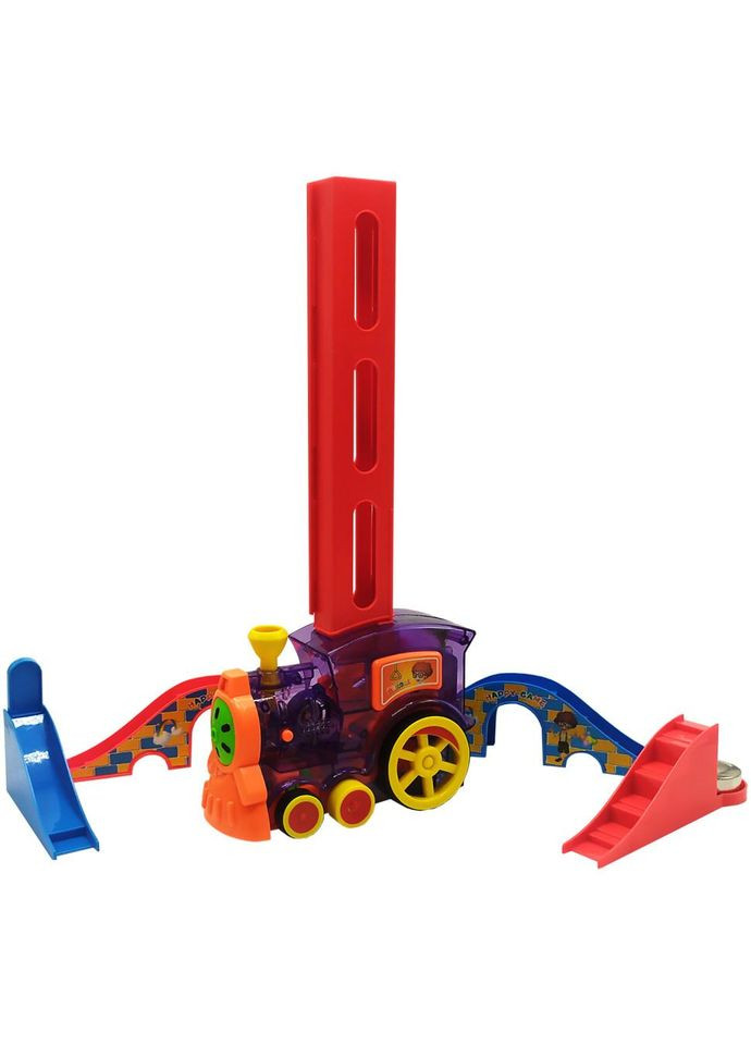 Поезд "DOMINO" YXY955-3A, свет, музыка No Brand (330609888)