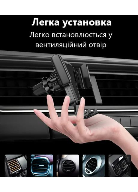 Держатель для телефона с автоматической фиксацией, в автомобиль, в дефлектор ''Simple" ( ) China (366666282)