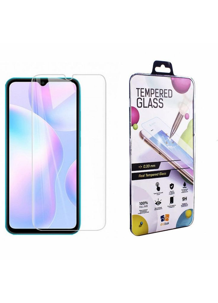 Скло захисне Xiaomi Redmi 9A Tempered glass (m432956) Drobak Xiaomi Redmi 9A Tempered glass (222252) (367062891)