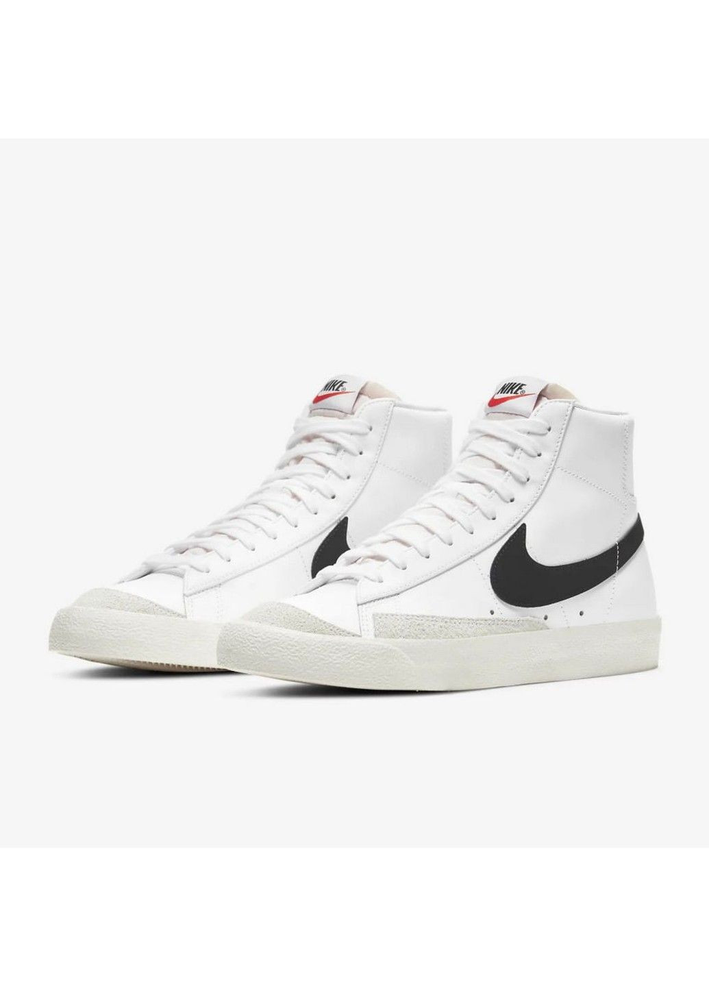 Белые демисезонные кроссовки blazer mid '77 vintage Nike