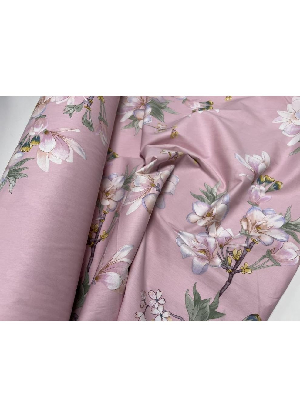 Постельное белье Аромат магнолии, сатин Семейный размер 50/70 No Brand (363191415)