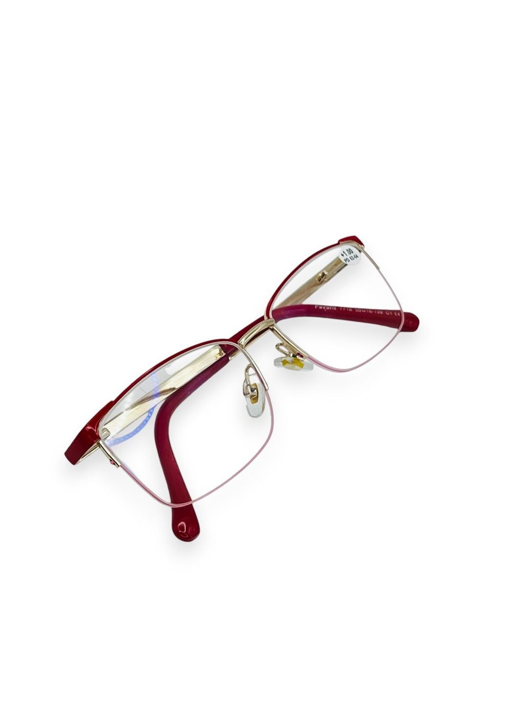 Очки для зрения женские золотисто-красные No Brand (305416118)