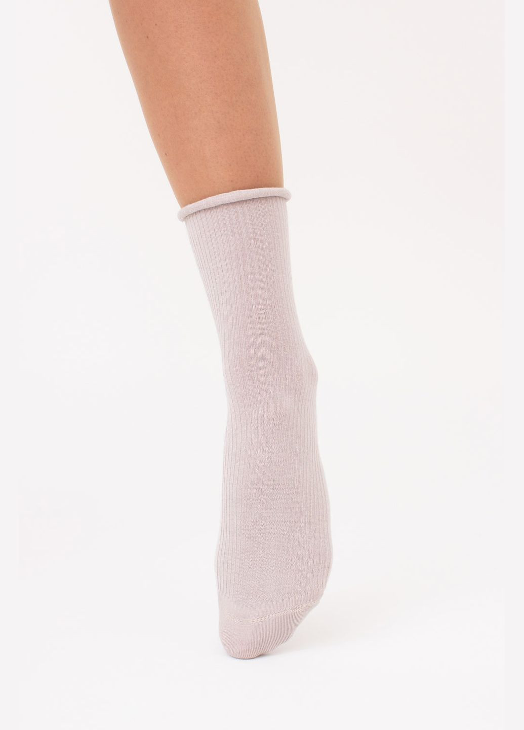 Белые носки классические Giulia однотонные (302297494)
