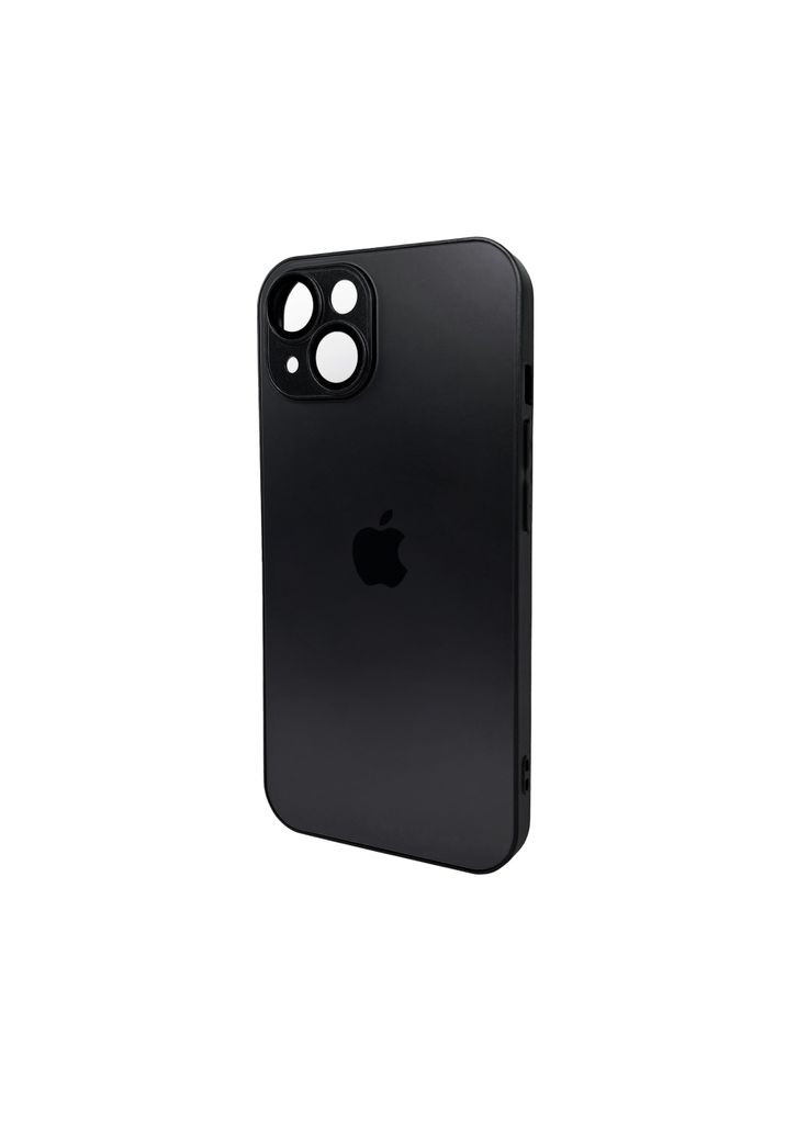Чехол для смартфона AG Glass Matt Frame Цвет для Apple iPhone 15 Graphite Black (AGMattFrameiP15Black) No Brand Matt Frame Color Logo (370647632)