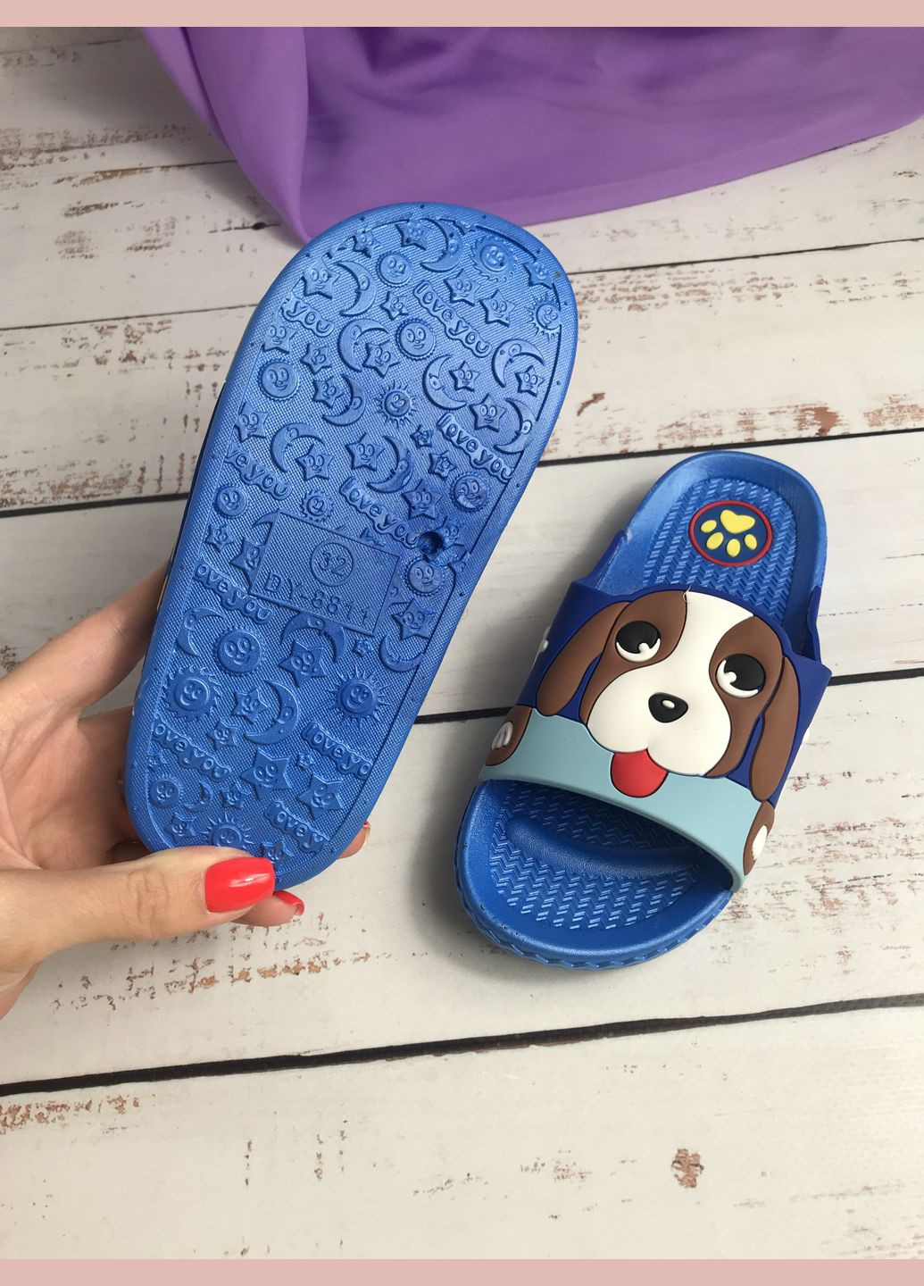 Шлепанцы сланцы детские Shiang Hua Синий (378) No Brand (334732262)