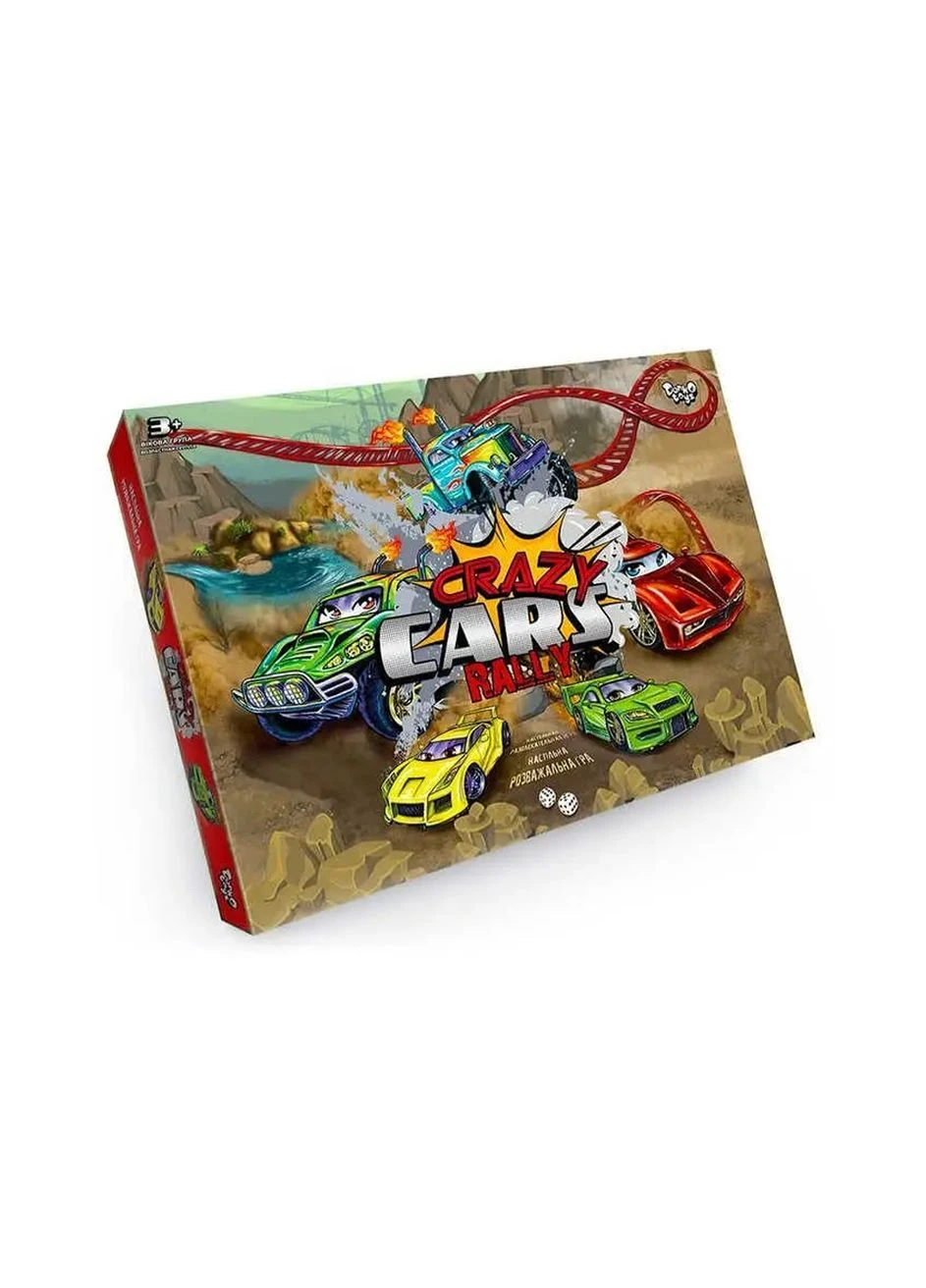 Настільна гра "Crazy Cars Rally" колір різнокольоровий TSB-00218765 Danko Toys (390472112)