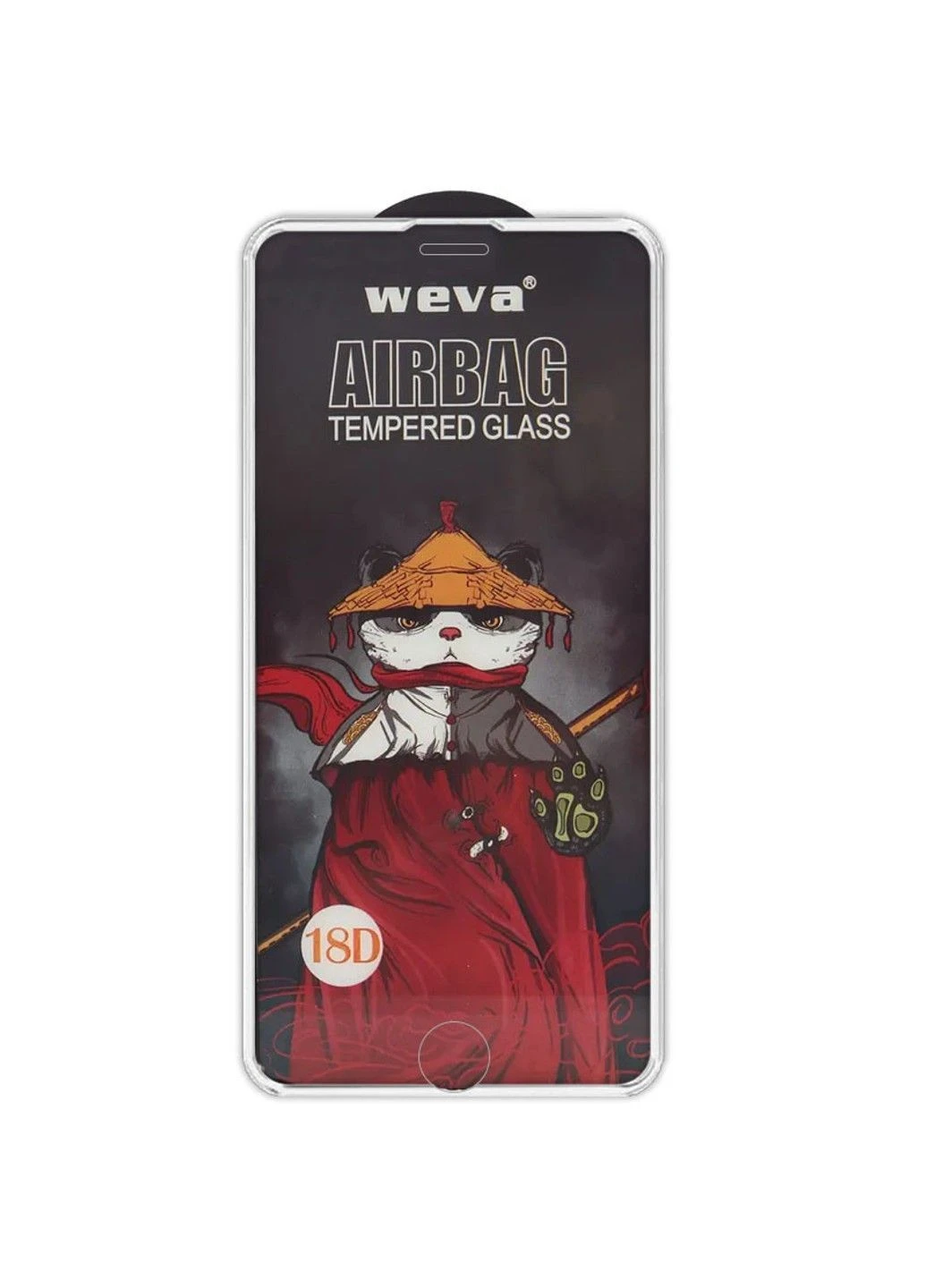 Захисне 2.5D скло Weva AirBag (тех.пак) для Apple iPhone 7 plus / 8 plus (5.5") Epik (390654995)