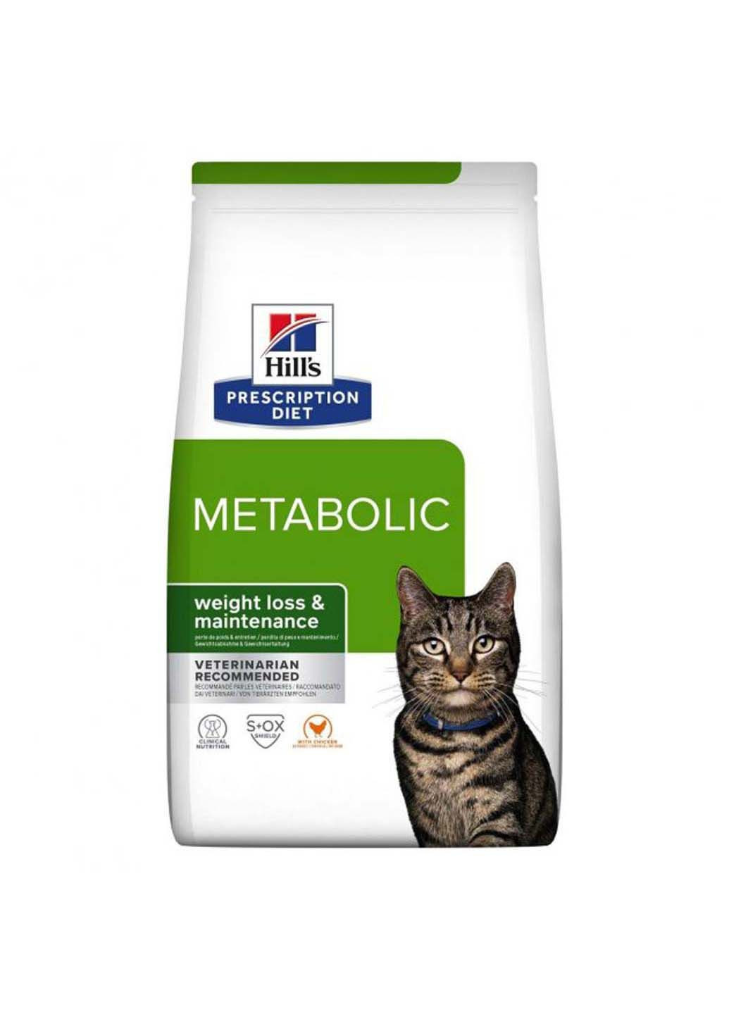 Лечебный корм Prescription Diet Metabolic для кошек при ожирении и лишнем весе 3 кг HILLS (286472888)