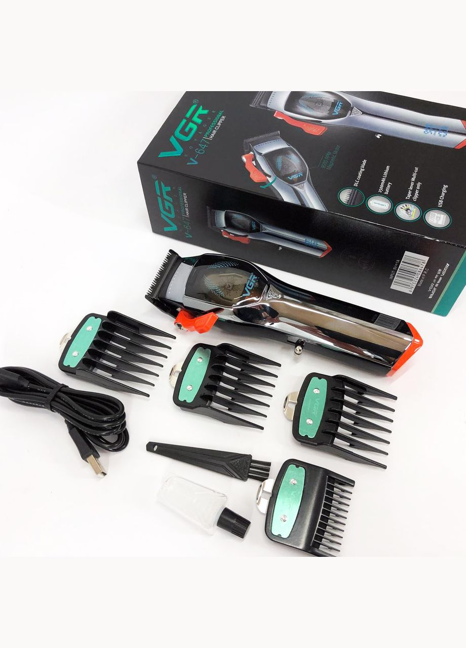 Машинка для стрижки волосся V-647 зі змінними насадками, Машинка для стрижки для дому VGR (364664346)