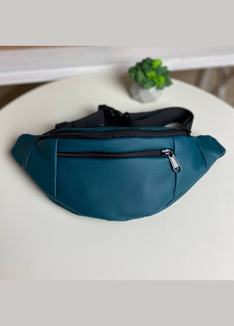 Матова сумка на пояс синя нагрудна бананка жіноча чоловіча Prime blue No Brand (293943093)
