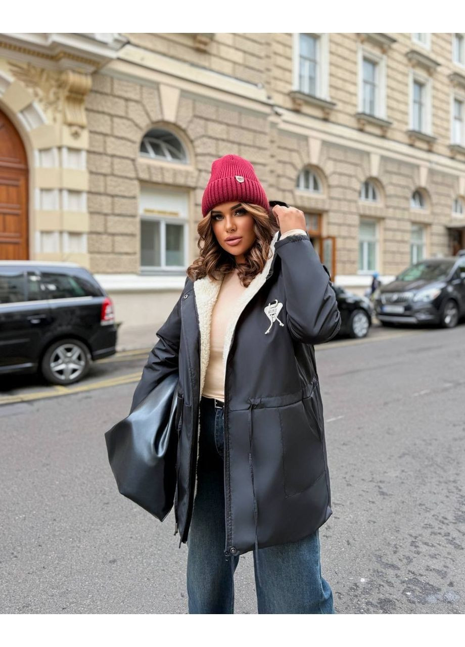 Куртка-парка, колір Чорний Fashion (364184203)