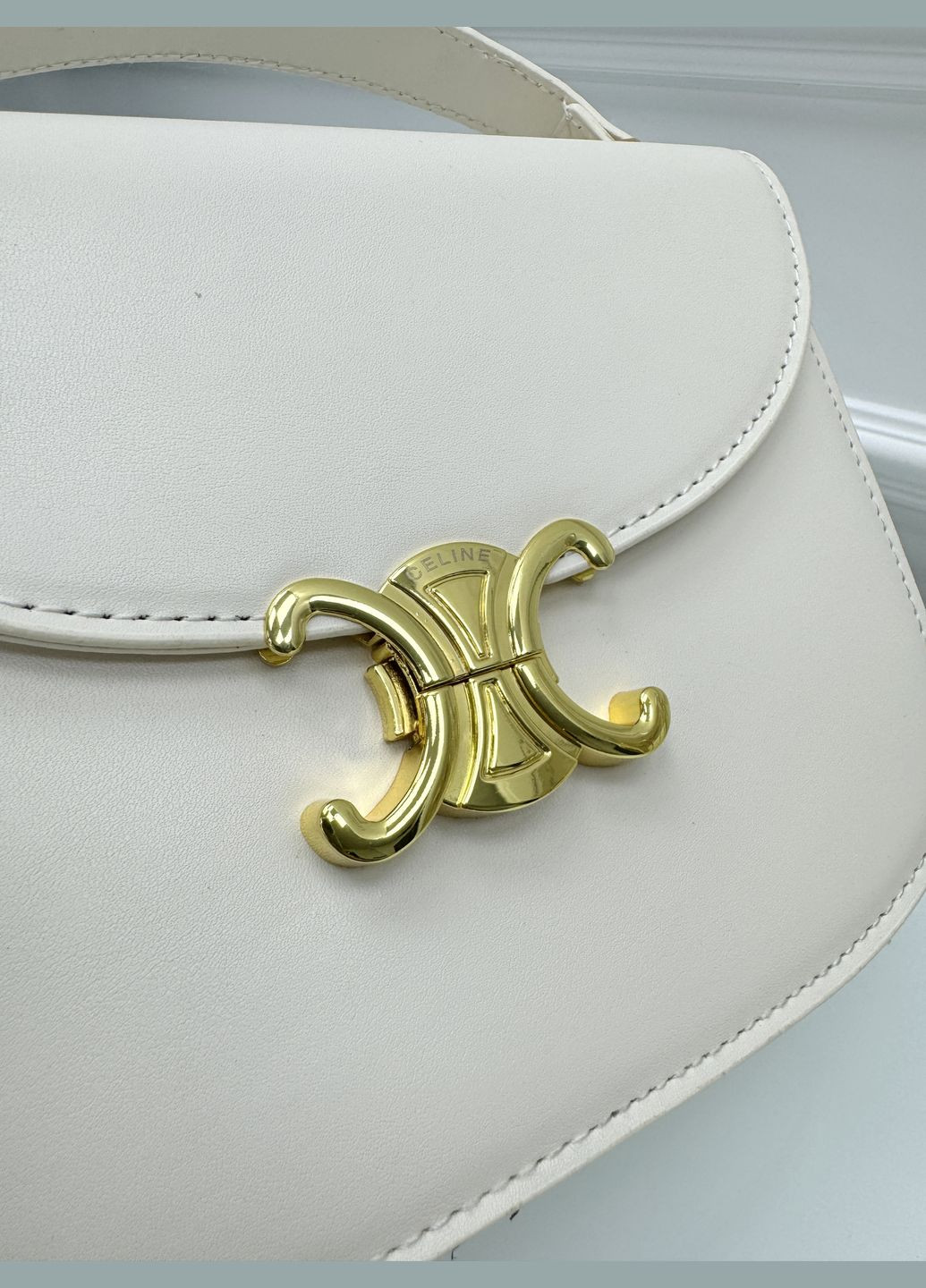 Cумочка жіноча Ceлін через плече (білий колір) No Brand (322605027)