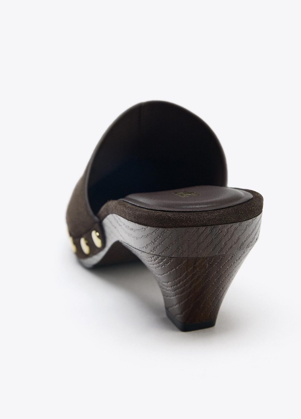 Коричневые мюли Zara