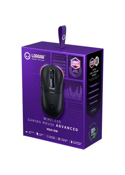 Мышь MSA10W Wireless Gaming Black (LRG-MSA10W-BK) LORGAR (324690732)