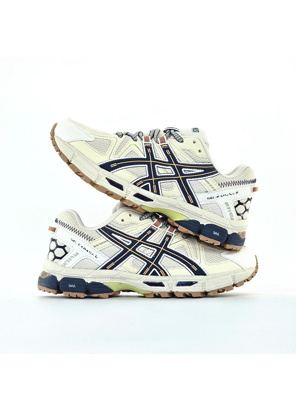 Кроссовки женские и мужские Asics Gel-Kahana 8 beige | Асикс Гель-Кахана 8 бежевые No Brand бежевые демисезоны (363176550)