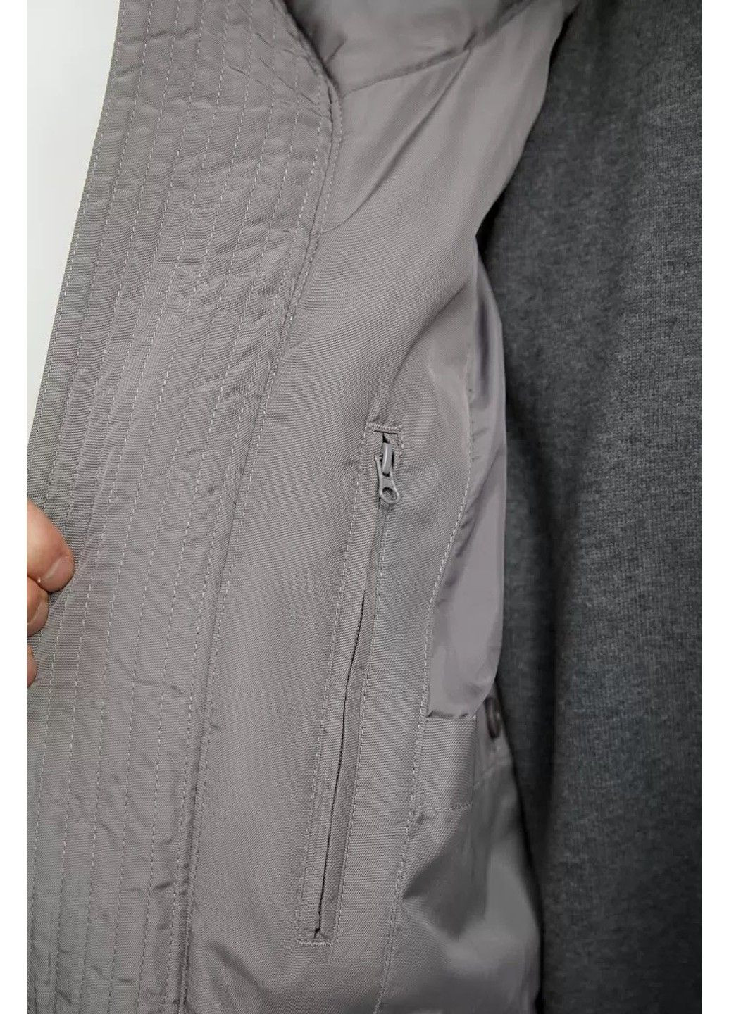 Сірий зимній Пуховик Finn Flare