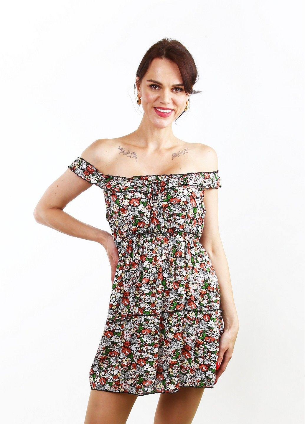 Летний женский сарафан Mtp в цветочек